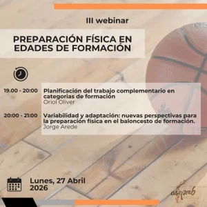 Webinar Preparación Física en Edades de Formación